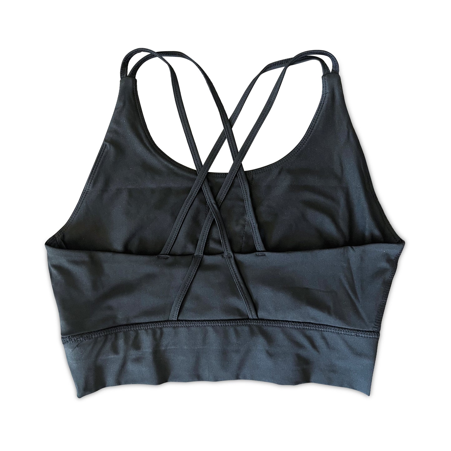 BLK XXV CRISS-CROSS SPORTS BRA